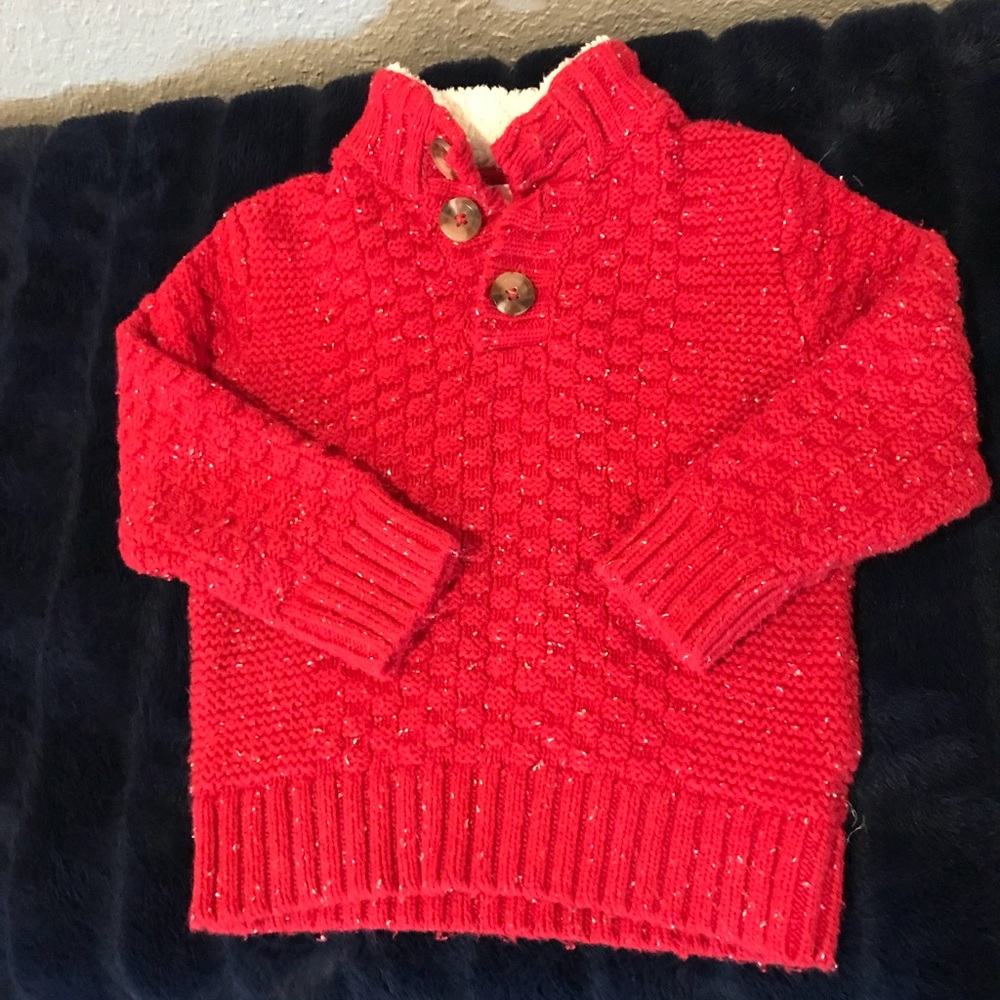 2T Marled Red Sweater
